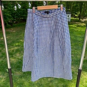 Banana Republic Gingham Skirt size small
